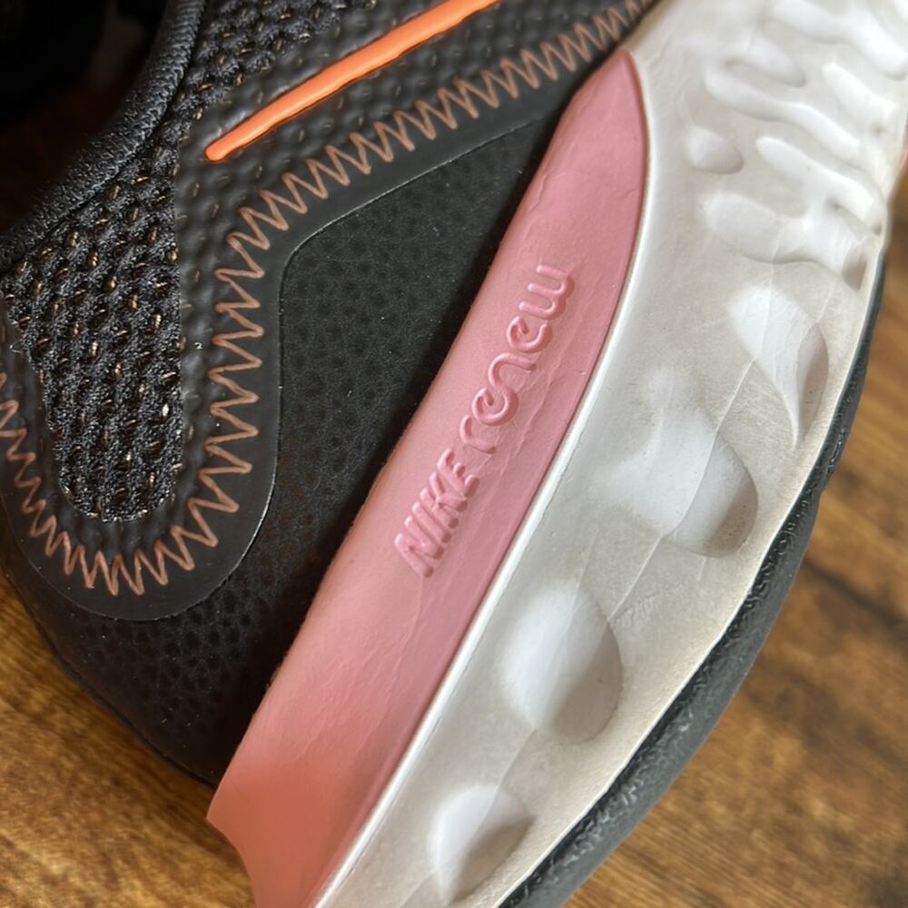 Nike Pink & Black Renew Size 7 Sneakers - Picture 8 of 14